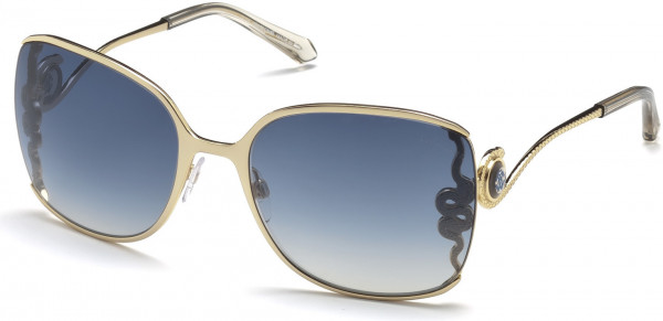 Roberto Cavalli RC1012 Wasat Sunglasses, 32X - Gold / Blu Mirror