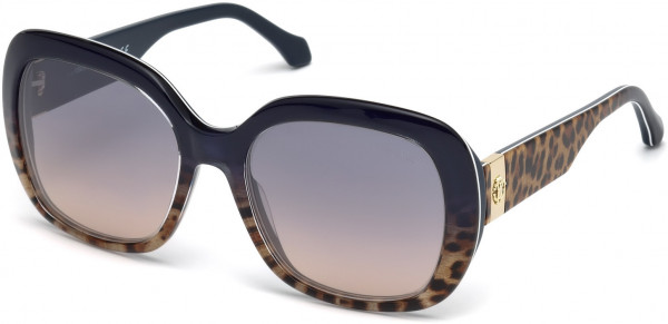 Roberto Cavalli RC1041 Cecina Sunglasses, 92X - Blue/other / Blu Mirror