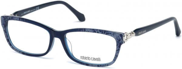 Roberto Cavalli RC5012 Aulla Eyeglasses, 091 - Matte Blue