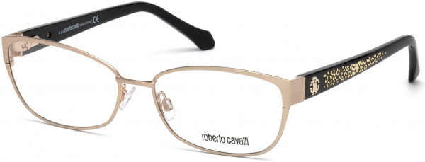 Roberto Cavalli RC5024 Buti Eyeglasses, 028 - Shiny Rose Gold
