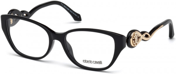 Roberto Cavalli RC5029 Camaiore Eyeglasses, 001 - Shiny Black