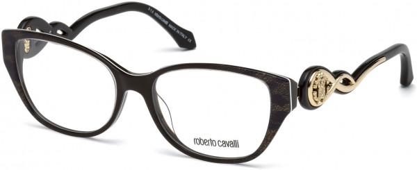 Roberto Cavalli RC5029 Camaiore Eyeglasses, 050 - Dark Brown/other