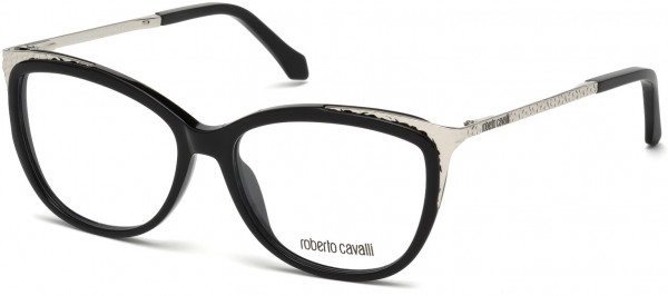 Roberto Cavalli RC5031 Camporgiano Eyeglasses, 001 - Shiny Black