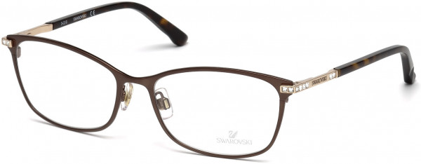Swarovski SK5187 Goldie Eyeglasses, 049 - Matte Dark Brown