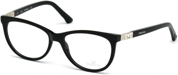 Swarovski SK5195 Fantasy Eyeglasses, 001 - Shiny Black