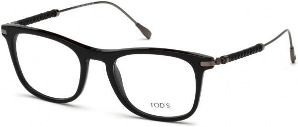 Tod's TO5183 Eyeglasses, 001 - Shiny Black