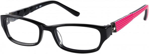 Candie's Eyes CAA017 Eyeglasses, B84 - Black