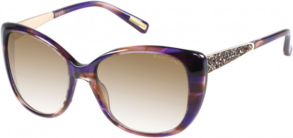 GUESS by Marciano GM0722 Sunglasses, O44 - Purple/brown Gradient Lens
