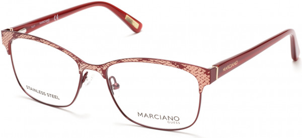 GUESS by Marciano GM0318 Eyeglasses, 070 - Matte Bordeaux