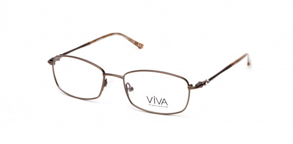Viva VV4510 Eyeglasses, 046 - Matte Light Brown