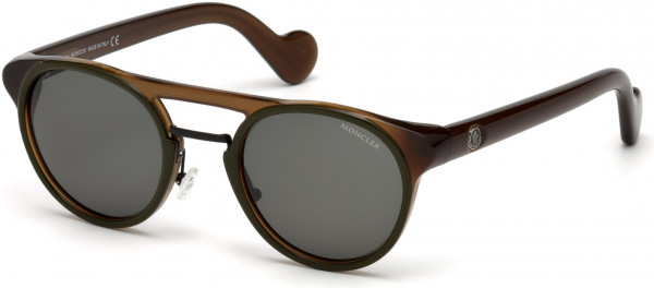 Moncler ML0019 Sunglasses, 98N - Dark Green/other / Green