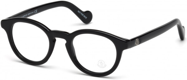 Moncler ML5002 Eyeglasses, 001 - Shiny Black