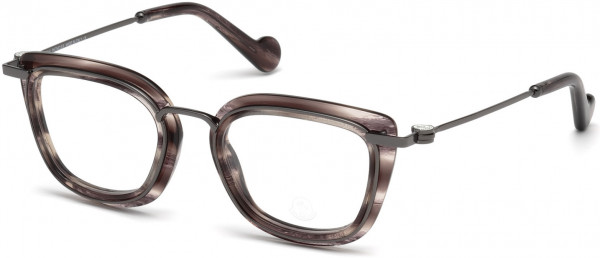 Moncler ML5008 Eyeglasses, 081 - Shiny Violet