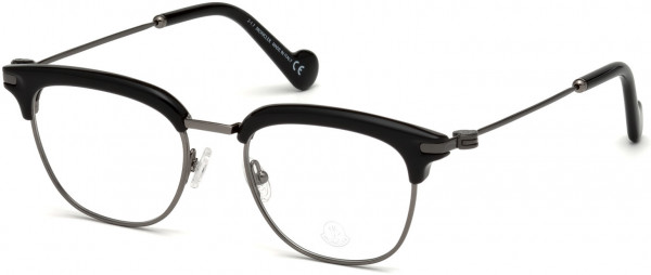 Moncler ML5021 Eyeglasses, 001 - Shiny Black