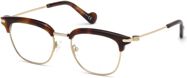 Moncler ML5021 Eyeglasses, 053 - Blonde Havana
