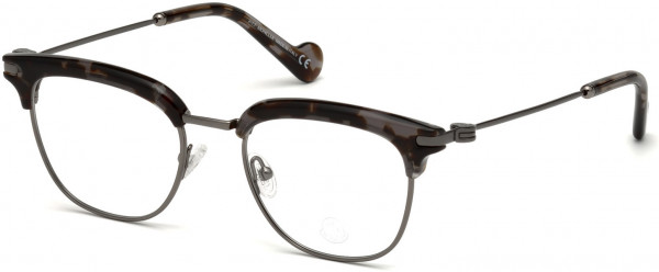 Moncler ML5021 Eyeglasses, A55 - Coloured Havana