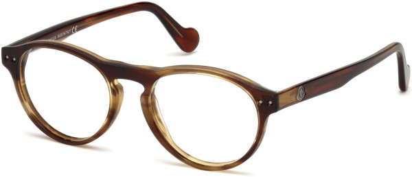 Moncler ML5022 Eyeglasses, 047 - Light Brown/other