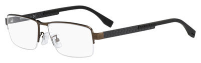 HUGO BOSS Black Boss 0813/F Eyeglasses, 0U3C(00) Brown Gray