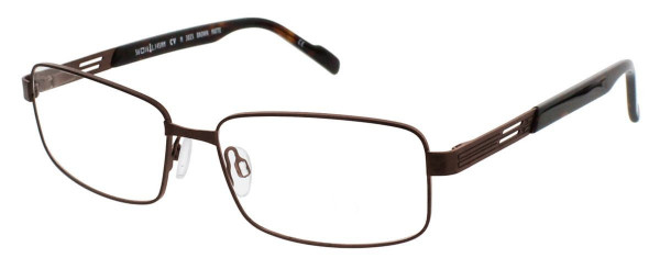 ClearVision M 3025 Eyeglasses, Brown Matte