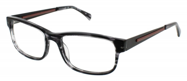 ClearVision TREMONT PARK Eyeglasses, Black Horn