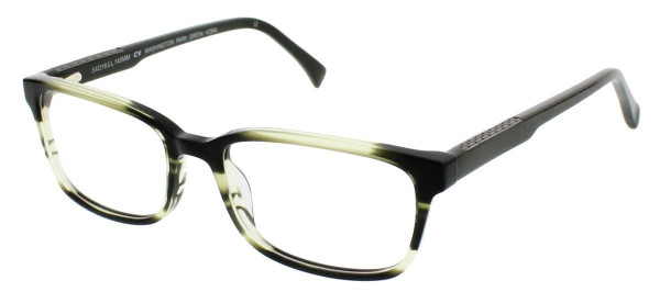 ClearVision WASHINGTON PARK Eyeglasses, Green Horn