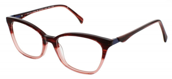 ClearVision BATTERY PARK Eyeglasses, Wine Fade