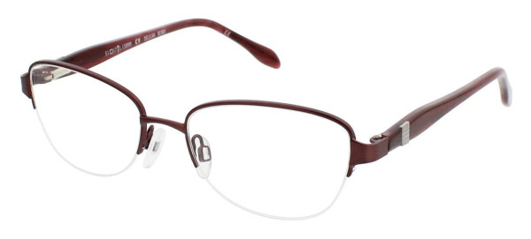 ClearVision DELILAH Eyeglasses, Berry