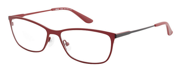 Seiko Titanium T6508 Eyeglasses, 48A Red / Black