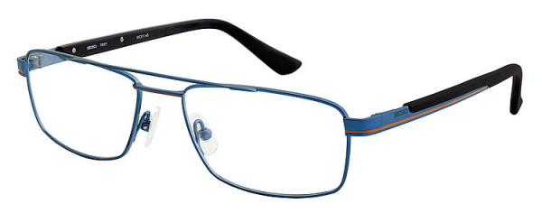 Seiko Titanium T6001 Eyeglasses, 73E Semi matt Blue / Brown Orange