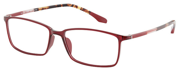 Seiko Titanium S2023 Eyeglasses, 031 Red - Red Havanna gradation