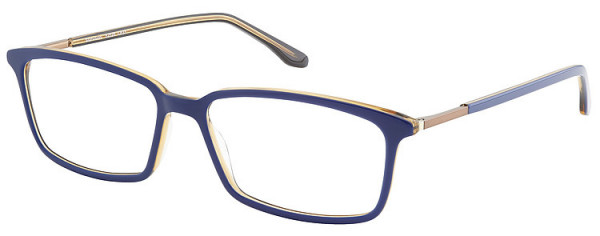 Seiko Titanium S2020 Eyeglasses, 633 Blue Orange - Copper