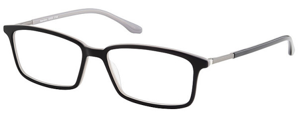 Seiko Titanium S2020 Eyeglasses, 728 Black Gray - Gun