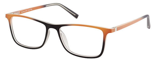 Seiko Titanium S2017 Eyeglasses, 428 Black - Orange