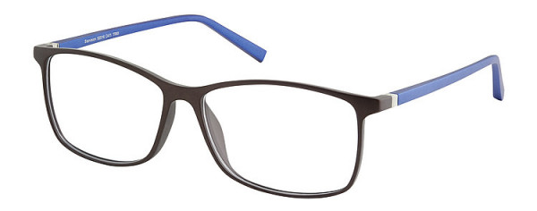 Seiko Titanium S2016 Eyeglasses, 411 Chocolate - Blue