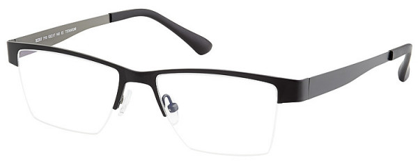 Seiko Titanium SZ207 Eyeglasses, 710 Black - Gun