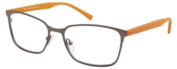 Seiko Titanium SZ204 Eyeglasses, 285 Gun semi matt / Orange
