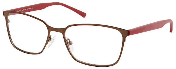 Seiko Titanium SZ204 Eyeglasses, 599 Copper Brown / Red