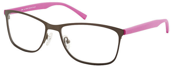 Seiko Titanium SZ202 Eyeglasses, 177 Light Brown semi matt / Pink