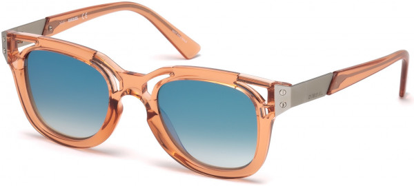 Diesel DL0232 Sunglasses, 74X - Pink /other / Blu Mirror