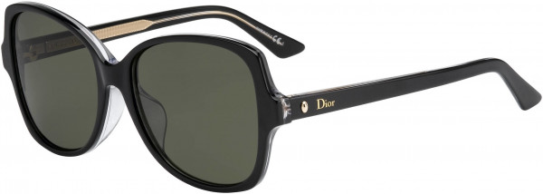 Christian Dior MONTAIGNE 21FS Sunglasses, 0G99 Black Crystal