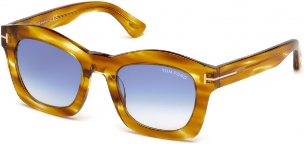 Tom Ford FT0431 Greta Sunglasses, 41W - Yellow/other / Gradient Blue