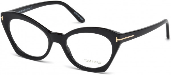 Tom Ford FT5456 Eyeglasses, 002 - Matte Black, Shiny Rose Gold \