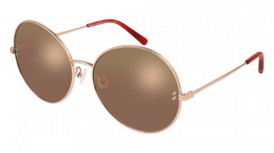 Stella McCartney SC0087SI Sunglasses, 004 - GOLD with SILVER lenses