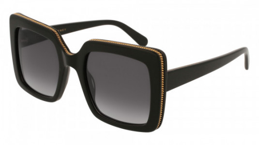 Stella McCartney SC0093S Sunglasses, 001 - BLACK with GREY lenses