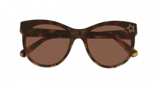 Stella McCartney SC0100S Sunglasses, 003 - HAVANA with BROWN lenses