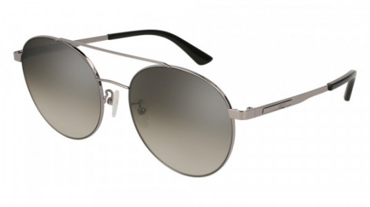 McQ MQ0107SK Sunglasses, 003 - RUTHENIUM with SILVER lenses