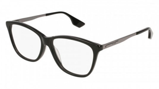 McQ MQ0088O Eyeglasses, 001 - RUTHENIUM