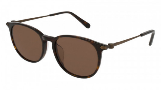 Brioni BR0015SA Sunglasses, HAVANA with BRONZE temples and BROWN lenses