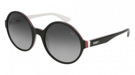 Puma PU0146S Sunglasses, 001 - BLACK with GREY lenses