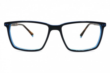 Eyecroxx EC522A Eyeglasses, C1 Midnight Blue Amber